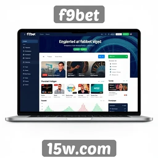 Interface do site f9bet é amigável e intuitiva